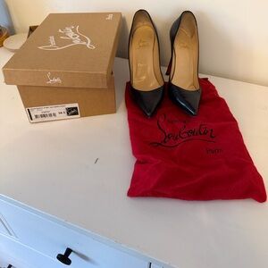 Christian Louboutin Apostrophy Black Pumps